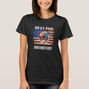 "Best Pug Brother", 4:e juli 2011 T Shirt
