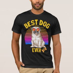 Best Pug Hund någonsin Retro T Shirt
