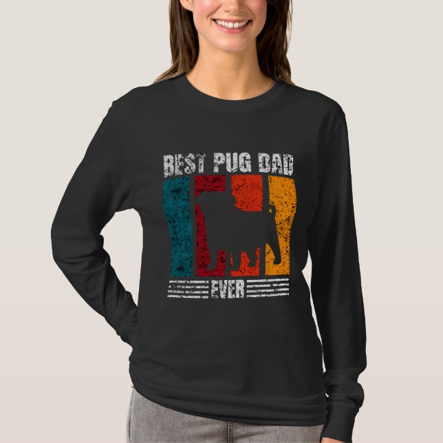 Best Pug Pappa någonsin Classic T-Shirt 538 (Framsida)