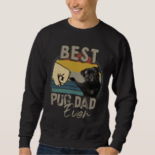 Best Pug Pappa någonsin Essential T-Shirt 217 Lång Ärmad Tröja