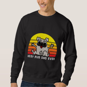 Best Pug Pappa någonsin Essential T-Shirt 845 Lång Ärmad Tröja