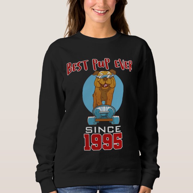 Best pup ever since 1995 t shirt (Framsida)
