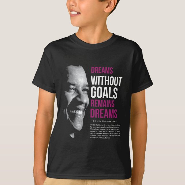 Best Quote With Denzel Washington T Shirt (Framsida)