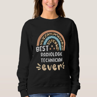 Best Radiologic Technician Ever Leopard Rainbow Mo T Shirt