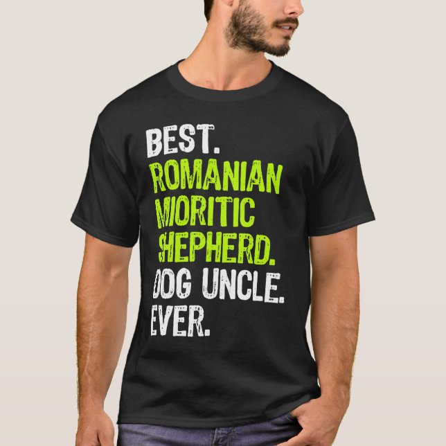 Best Romanian Mioritic Shepherd Dog Uncle Ever T Shirt (Framsida)