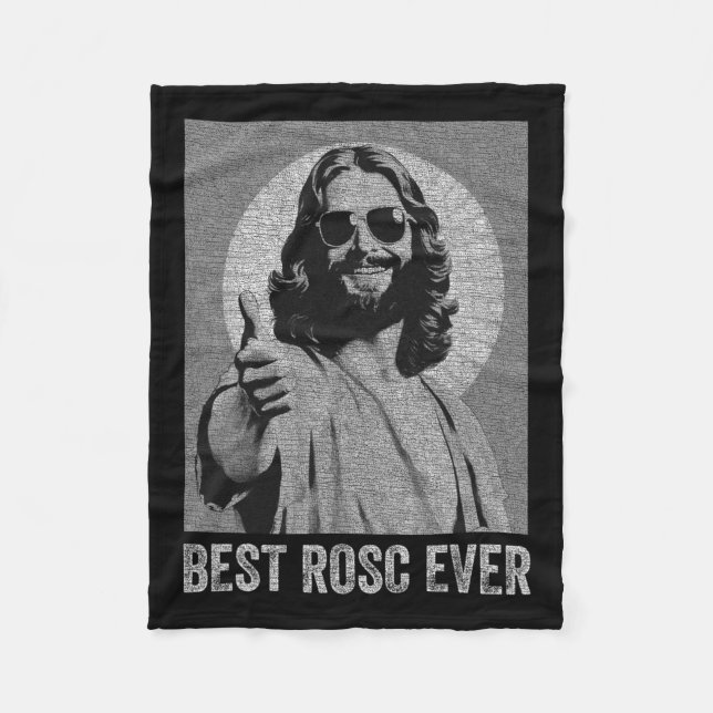 Best Rosc Roligt Påsk Jesus Nurse Doktor Surge Fleecefilt (Framsidan)