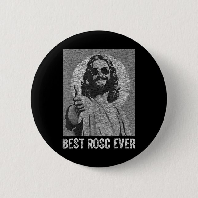 Best Rosc Roligt Påsk Jesus Nurse Doktor Surge Knapp (Framsida)