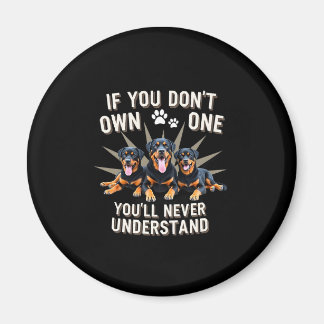 Best Rottweiler Art For Men Women Kids Rottie Rott Magnet