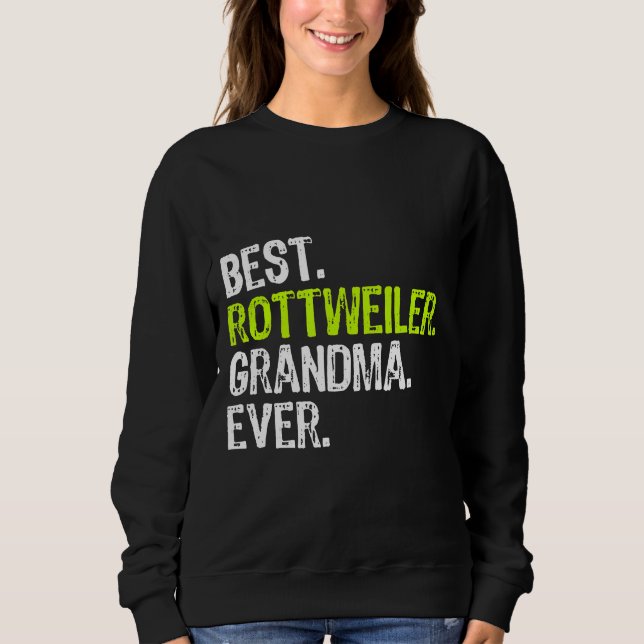 Best Rottweiler Grandma All Hund älskare Gift T Shirt (Framsida)