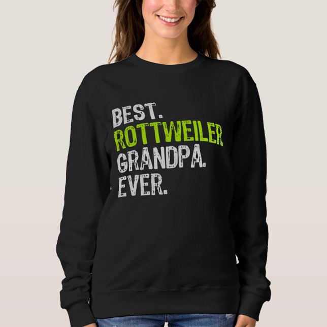 Best Rottweiler Grandpa Ever Dog T Shirt (Framsida)