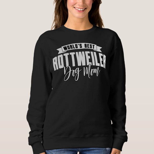 Best Rottweiler Hund Mamma T Shirt (Framsida)