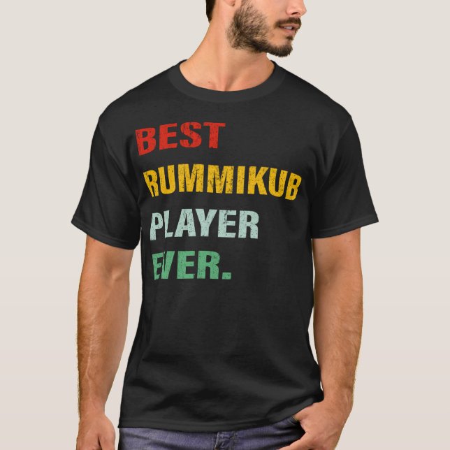 Best Rummikub Palyer någonsin T Shirt (Framsida)