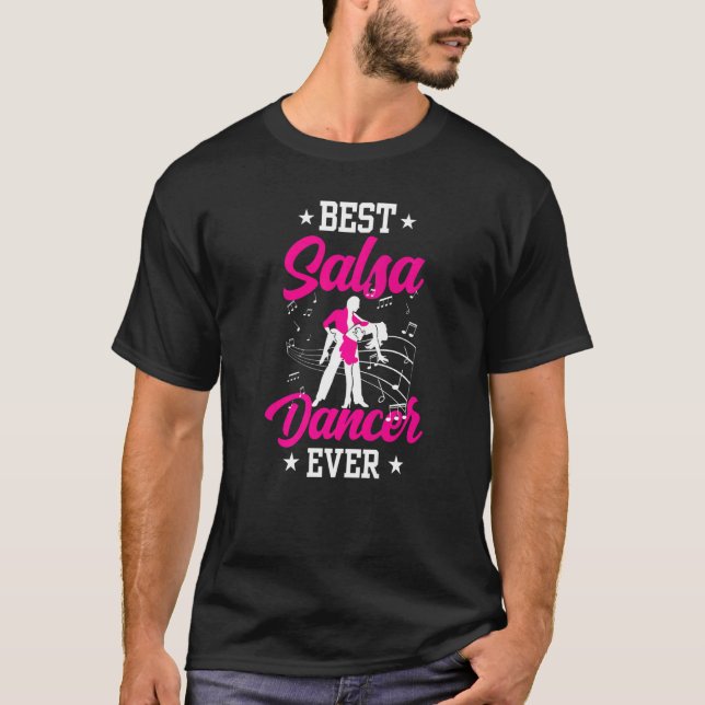 Best Salsa Dancer som dansar latinskt T Shirt (Framsida)