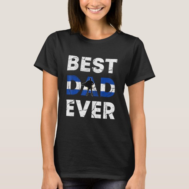 Best Salvadoran Dad Ever El Salvador Daddy Father  T Shirt (Framsida)