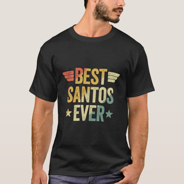 Best Santos Aldrig T Shirt (Framsida)