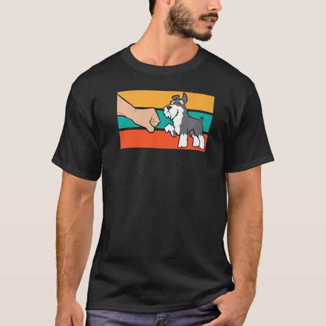 Best Schnauzer Mamma Aldrii Mini Schnauzer Mamma T Shirt (Framsida)