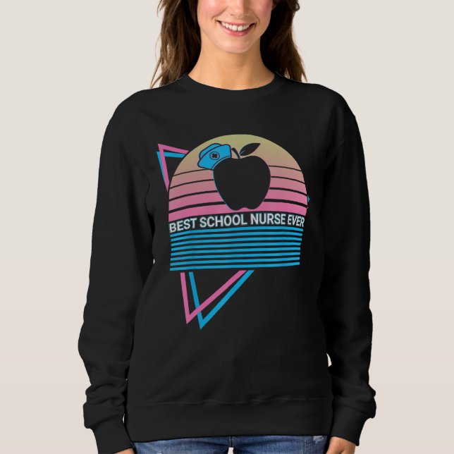 Best School Nurse Ever Nursing T Shirt (Framsida)