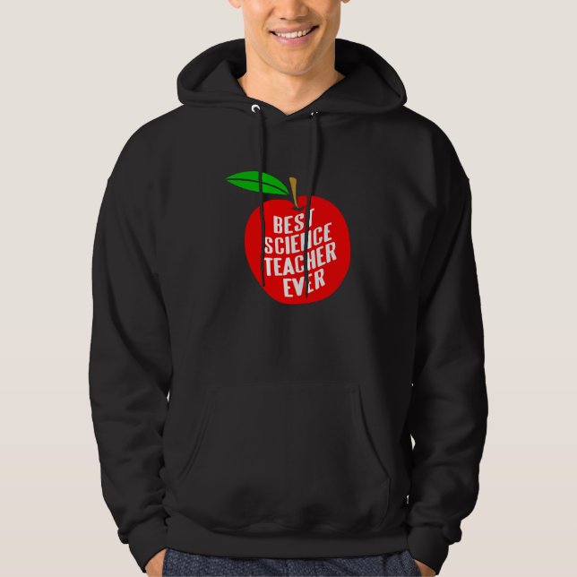 Best Science Teacher Ever Retro Teacher Designs Pr Hoodie (Framsida)