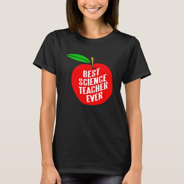 Best Science Teacher Ever Retro Teacher Designs Pr T Shirt (Framsida)