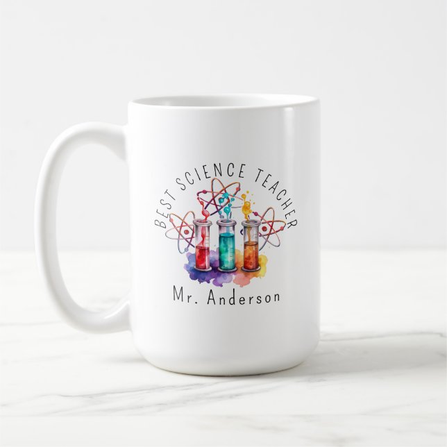 Best Science Teacher Gift Kaffemugg (Vänster)