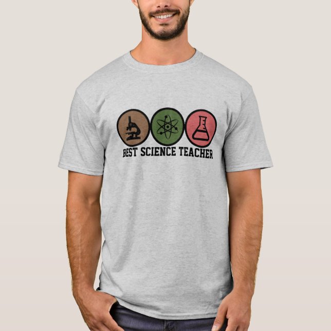 Best Science Teacher T-shirt (Framsida)
