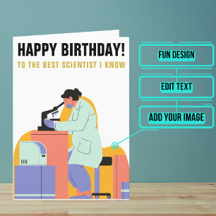 Best Scientist eller Researcher I Know Birthday Kort