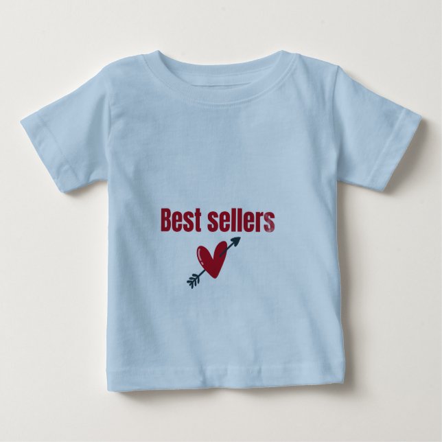 Best Sellers Valentine Heart Arrow T-Shirt (Framsida)