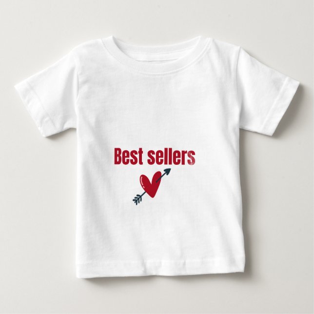 Best Sellers Valentine Heart Arrow T-Shirt (Framsida)