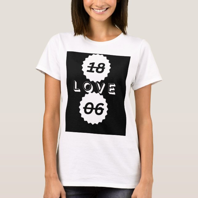Best-Selling 18/06 Kärlek T-Shirt - Begränsada utg (Framsida)