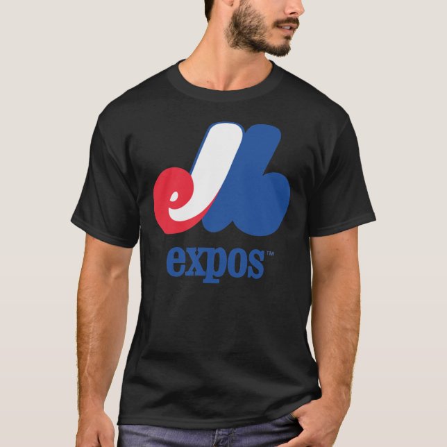 Best Selling Montreal Expos Logo Merchandise Essen T Shirt (Framsida)