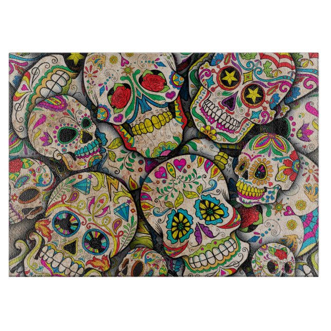 Best Selling Sugar Skull Mönster (Framsidan)