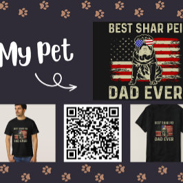 Best Shar Pei Pappa någonsin T Shirt