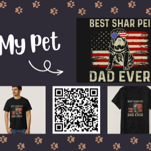 Best Shar Pei Pappa någonsin T Shirt