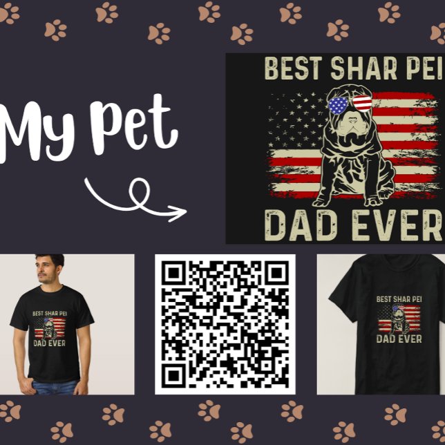 Best Shar Pei Pappa någonsin T Shirt (Skapare uppladdad)