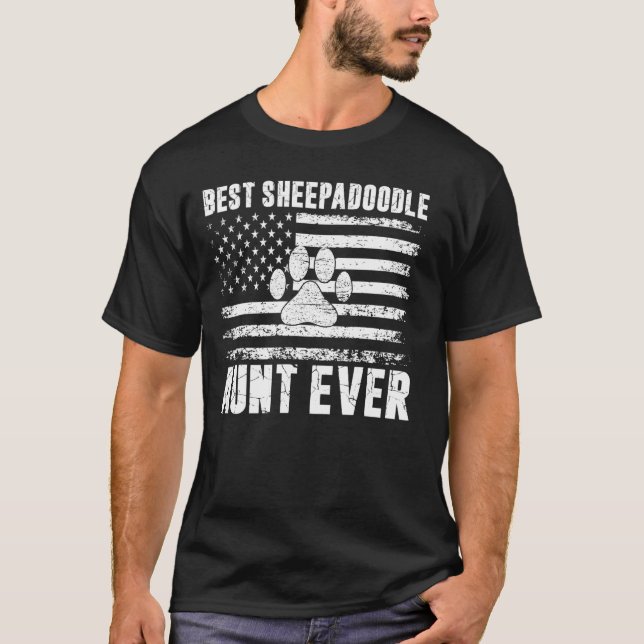 Best Sheepadoodle Moster någonsin Sheepadoodle T Shirt (Framsida)