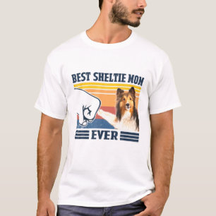 Best Shetland Sheepdog Sheltie Mamma någonsin Roli T Shirt