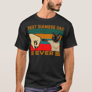 Best Siamese Cat Pappa någonsin T Shirt