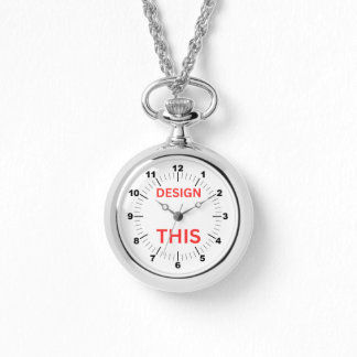 BEST. Silver Necklace Watch - Personlig Armbandsur