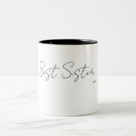 Best Sister – Friendship Mug Två-Tonad Mugg