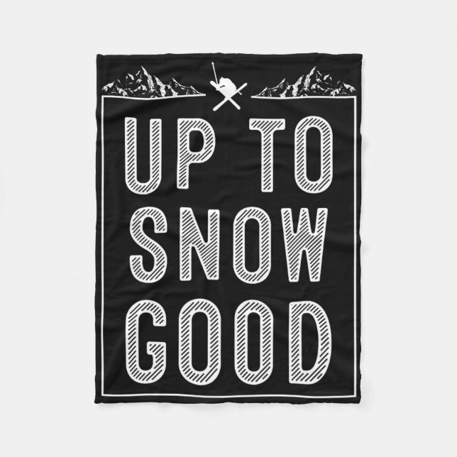 "Best Snowboard Skiing Ride Gift Cute Skiers Manar Fleecefilt (Framsidan)