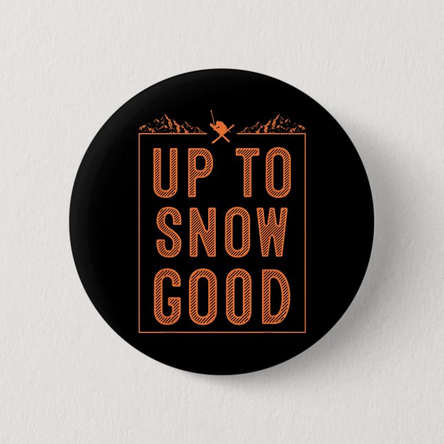 "Best Snowboard Skiing Ride Gift Cute Skiers Manar Knapp (Framsida)