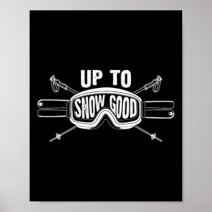 "Best Snowboard Skiing Ride Gift Cute Skiers Manar Poster