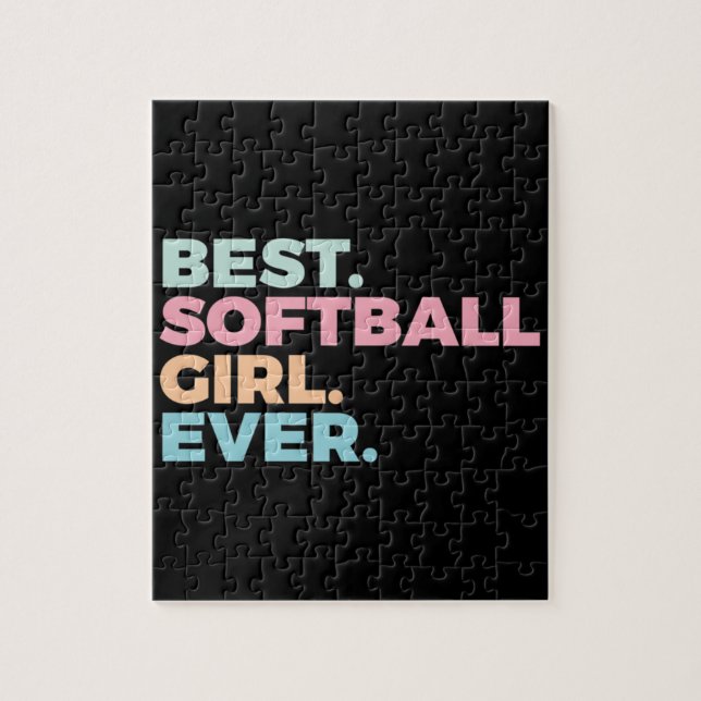 Best Softball Player Pussel (Vertikal)