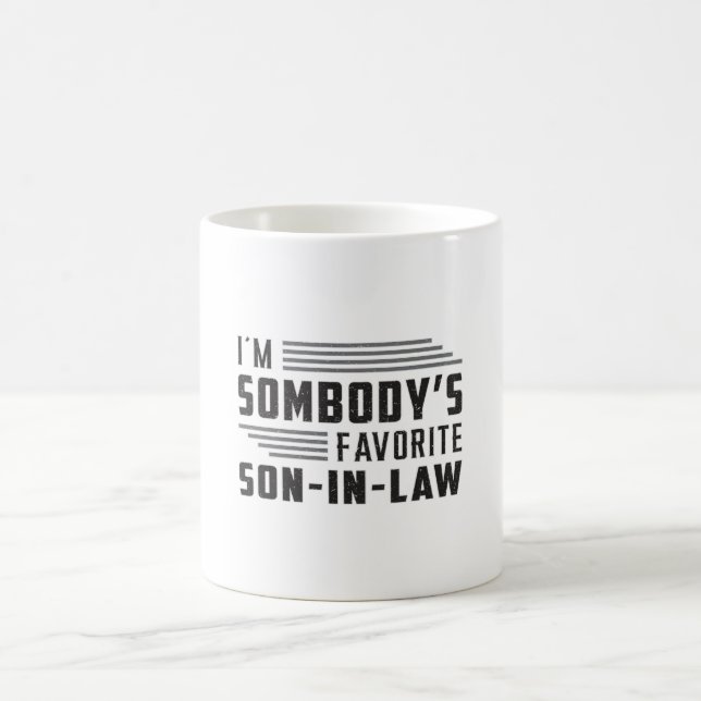 Best Son in Law Son Proud Fantastisk Funny Gift Kaffemugg (Center)