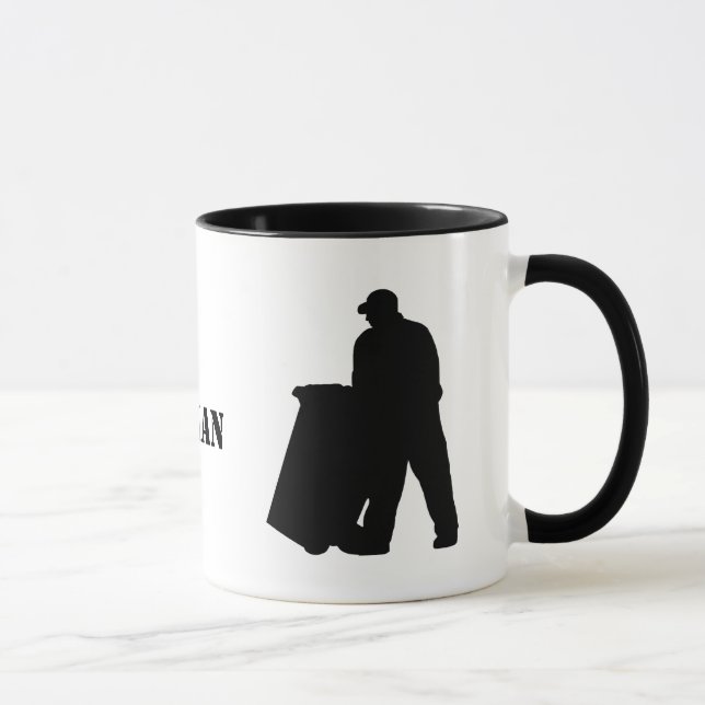 Best Sopor Man Silhouette Mugg (Höger)