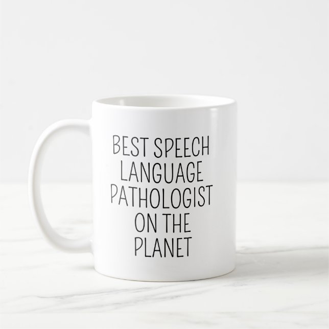 Best Speech Language Pathologist/Speech Therapist  Kaffemugg (Vänster)