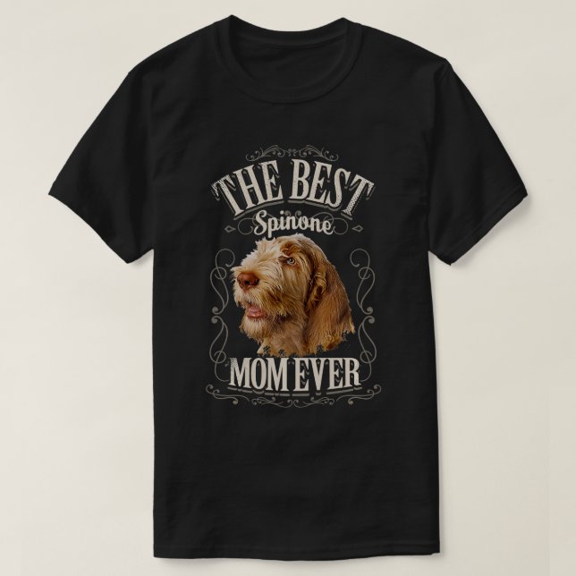 Best Spinone Mamma någonsin funny Italienska Spino T Shirt (Design framsida)