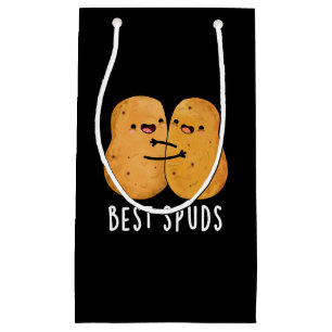 Best Spuds Funny Best Buddies Potato Pun Mörk BG