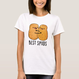 Best Spuds funny Best Buddies Potato Pun T Shirt