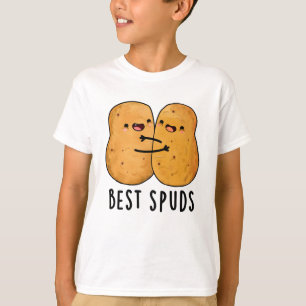 Best Spuds funny Best Buddies Potato Pun T Shirt